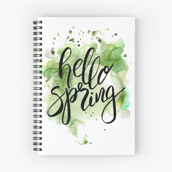 Item preview, Hello Spring - Watercolour Quotes designed and sold by mcaussieb.