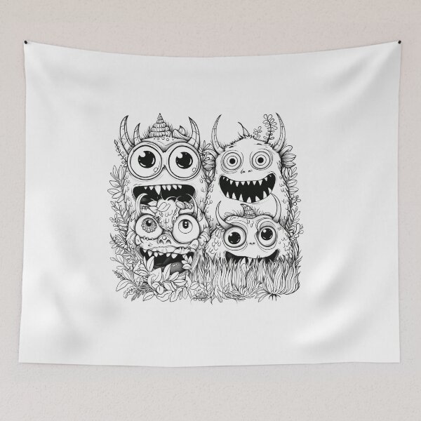 Item preview,   Funny Happy Monsters Collection designed and sold by Oksana Suprun.
