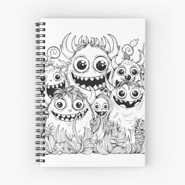 Item preview, Happy Funny Monsters Collection designed and sold by Oksana Suprun.