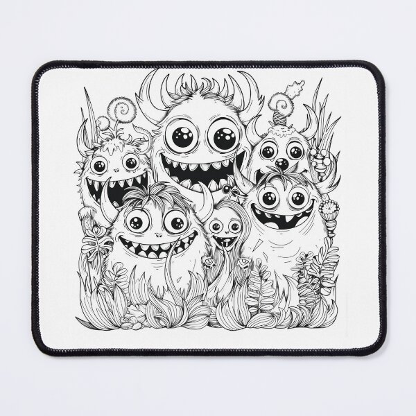 Item preview, Happy Funny Monsters Collection designed and sold by Oksana Suprun.