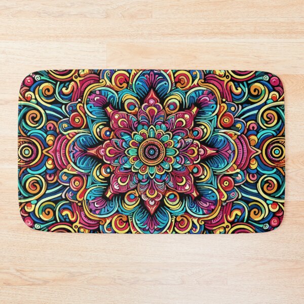 Item preview, Colorful Fractal Mandala designed and sold by MezkalArts.