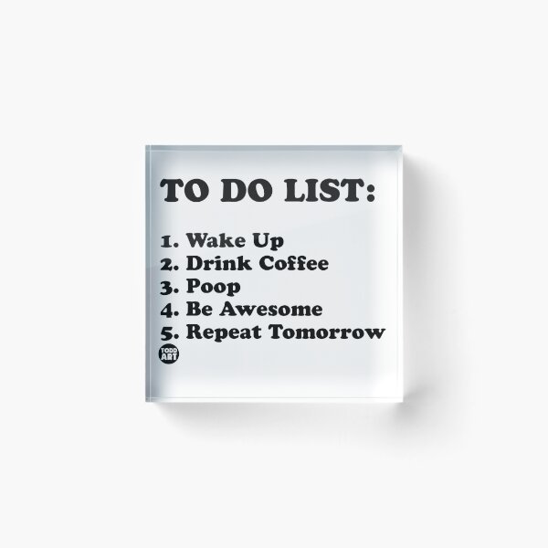 Item preview, TO DO LIST COFFEE designed and sold by TODD GOLDMAN.