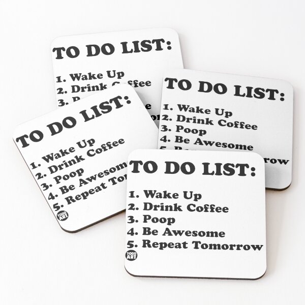 Item preview, TO DO LIST COFFEE designed and sold by TODD GOLDMAN.