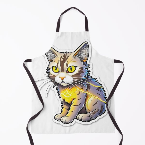 Item preview, lightning cat designed and sold by Krasnovaovaova.