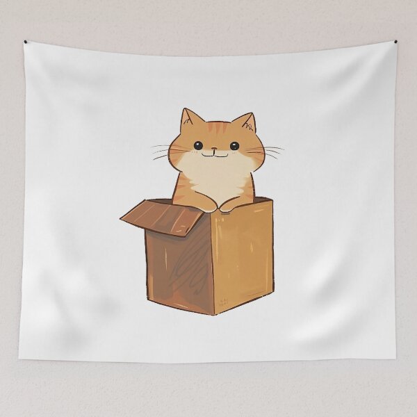 Item preview, Cat In Box designed and sold by Crazycatgraphic.