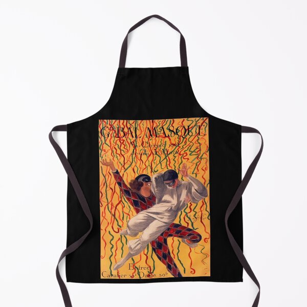 Item preview, Women In Grand Masked Ball 1921 Leonetto Cappiello designed and sold by RocketshipRetro.