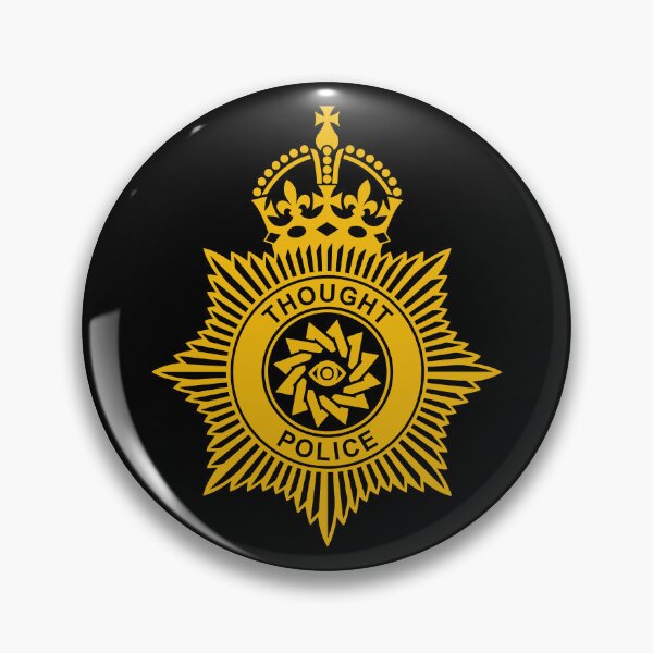Item preview, Thought Police UK Badge designed and sold by ThomasKadmon.