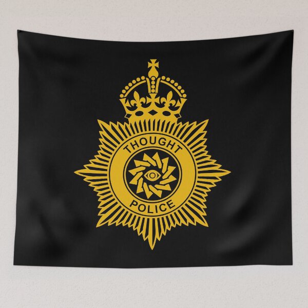 Item preview, Thought Police UK Badge designed and sold by ThomasKadmon.
