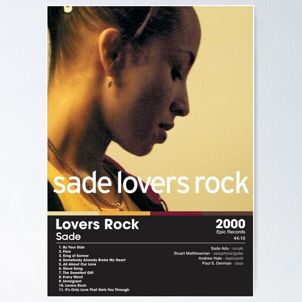 Item preview, Sade - Lover's Rock | Album Card designed and sold by theoralcollage.