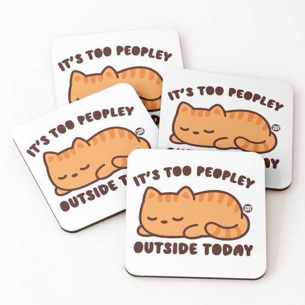 Item preview, TOO PEOPLEY OUTSIDE CAT designed and sold by TODD GOLDMAN.