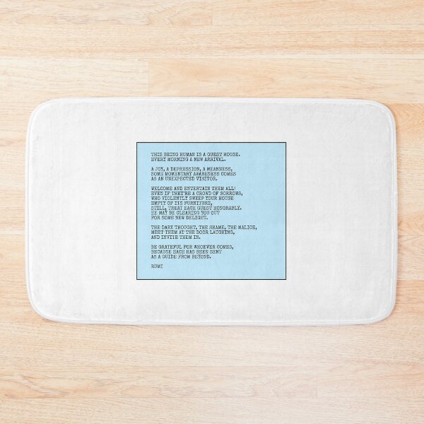 Item preview, Rumi Poem - The guest house designed and sold by Inspirationmotivation.