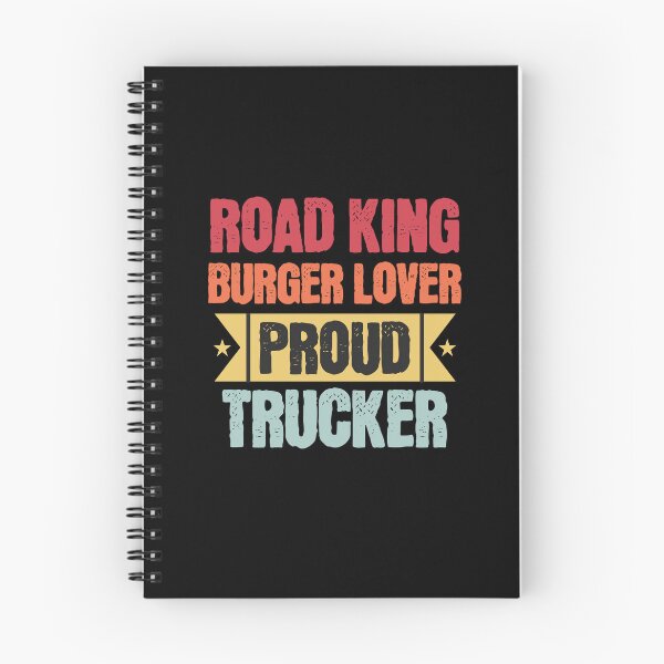 Item preview, Road King, Burger Lover, Proud Trucker Trucker Birthday designed and sold by DomTeesHaven.