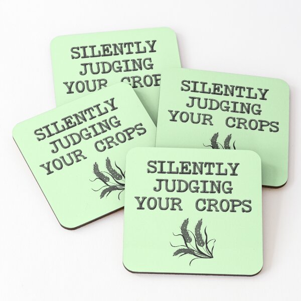 Item preview, Silently Judging Your Crops - Farmer designed and sold by stressedrodent.