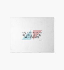 Eine Hommage an AVICII (Zitat) Galeriedruck