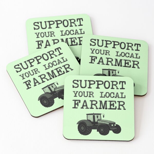 Item preview, Support Your Local Farmer designed and sold by stressedrodent.