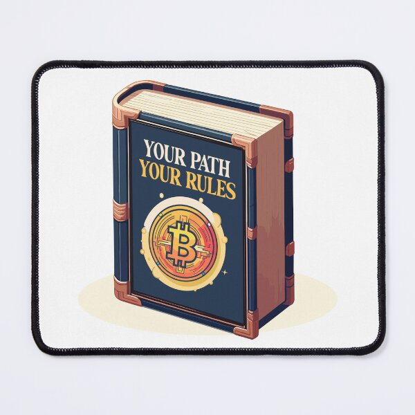 Item preview, Your way - your rules, Bitcoin the book for free spirits designed and sold by CryptoFunMerch.
