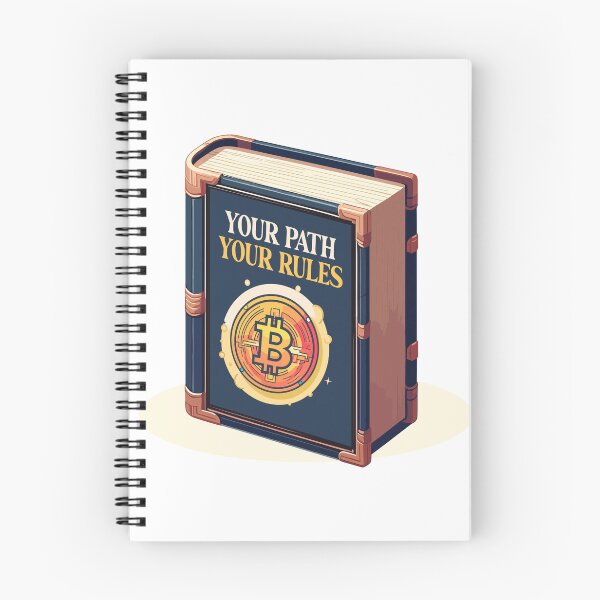 Item preview, Your way - your rules, Bitcoin the book for free spirits designed and sold by CryptoFunMerch.