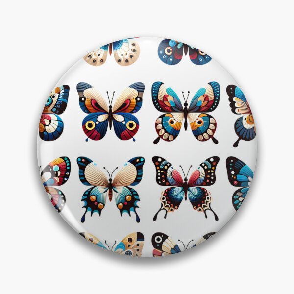 Item preview, Butterfly sticker set art designed and sold by Sukree.m.