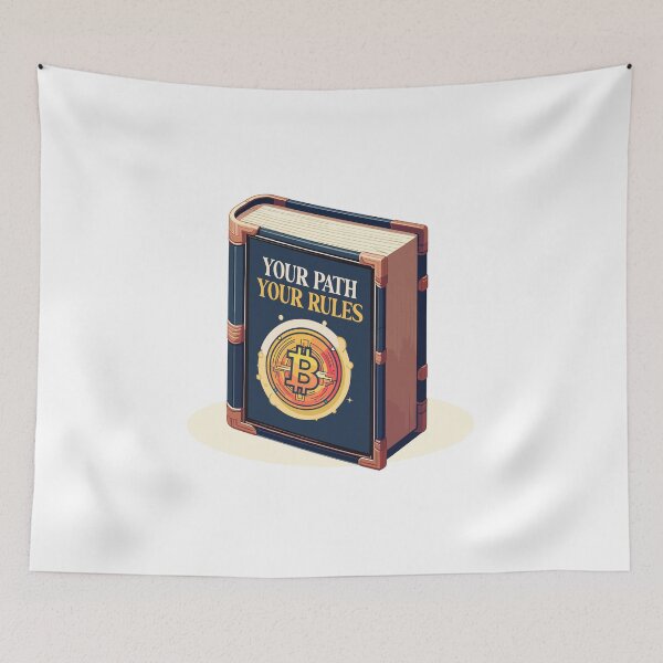 Item preview, Your way - your rules, Bitcoin the book for free spirits designed and sold by CryptoFunMerch.