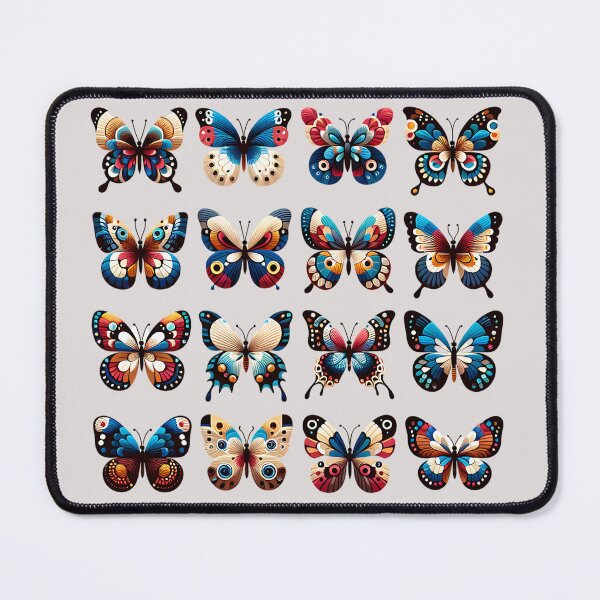 Item preview, Butterfly sticker set art designed and sold by Sukree.m.