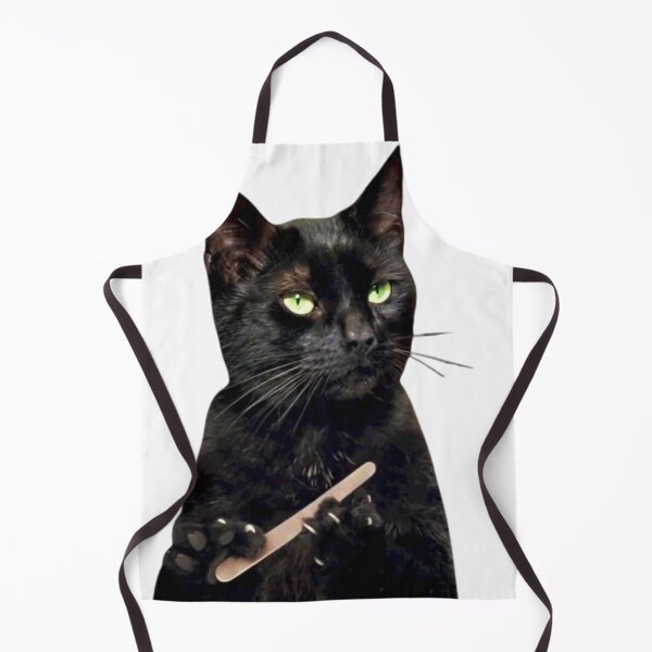 Item preview, Black cat doing nails designed and sold by Josinta.