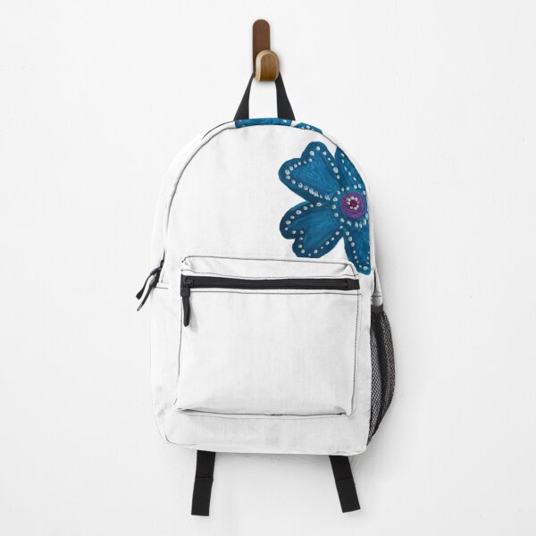 Item preview, Single Blue Flower design with heart petals designed and sold by Beeinbliss.