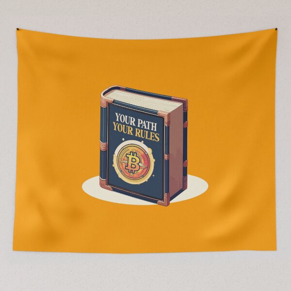 Item preview, Your way - your rules, Bitcoin the book for free spirits designed and sold by CryptoFunMerch.