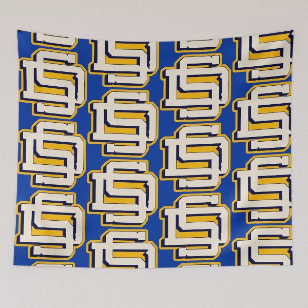 Item preview, South Dakota SD Monogram #1 designed and sold by VintageVarsity5.