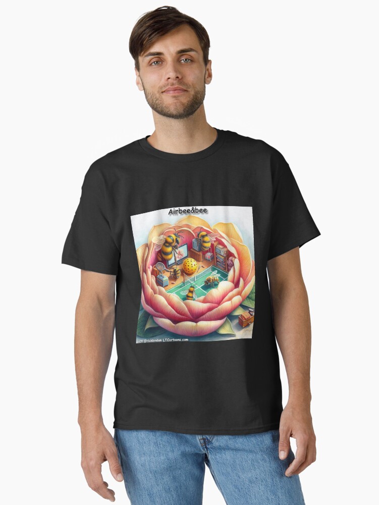 Thumbnail 1 of 7, Classic T-Shirt, Airbeenbee Hospitality For Our Pollinators designed and sold by ltcartoons.