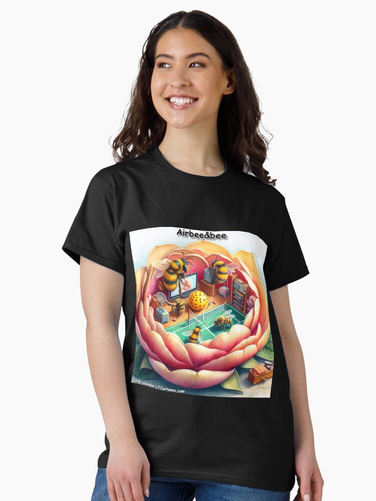Thumbnail 2 of 7, Classic T-Shirt, Airbeenbee Hospitality For Our Pollinators designed and sold by ltcartoons.
