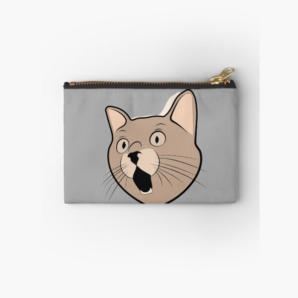 Item preview, Drawing a funny cat head stickers designed and sold by mando24895.