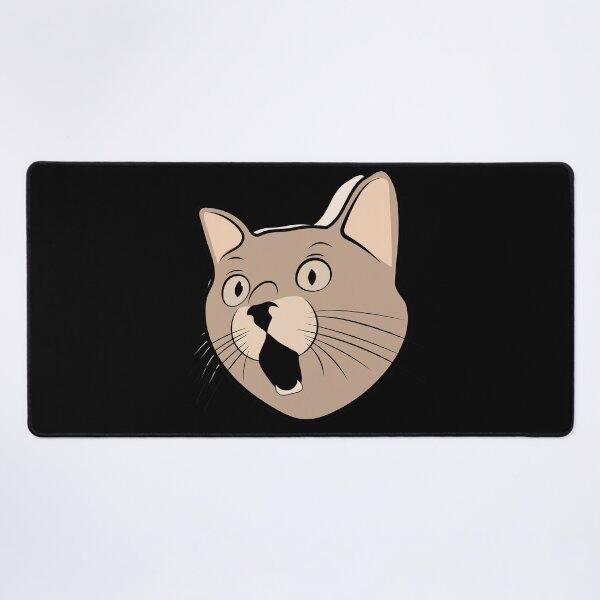 Item preview, Drawing a funny cat head stickers designed and sold by mando24895.