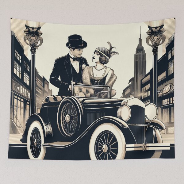 Item preview, Roaring Twenties Rendezvous - Classic Vintage Romance designed and sold by FarBeyound.