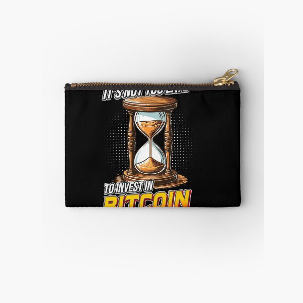 Item preview, Hourglass - it's not too late to invest in Bitcoin designed and sold by CryptoFunMerch.