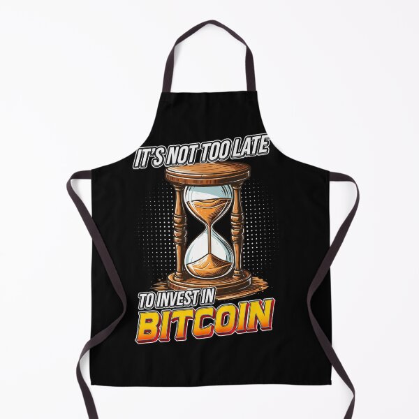 Item preview, Hourglass - it's not too late to invest in Bitcoin designed and sold by CryptoFunMerch.