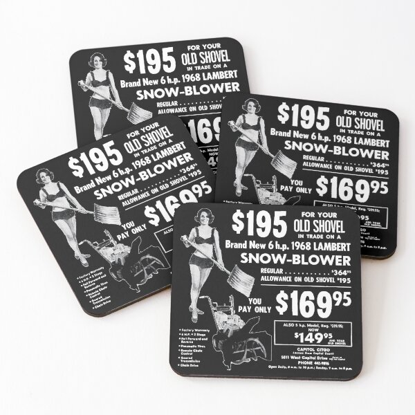 Item preview, 1968 SNOW BLOWER ADVERT designed and sold by ThrowbackAds.