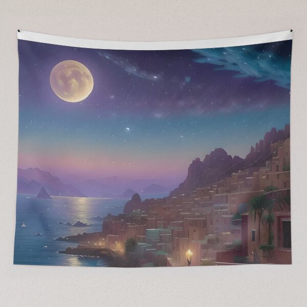 Item preview, Shore of the seaside city  designed and sold by inspirebyou.