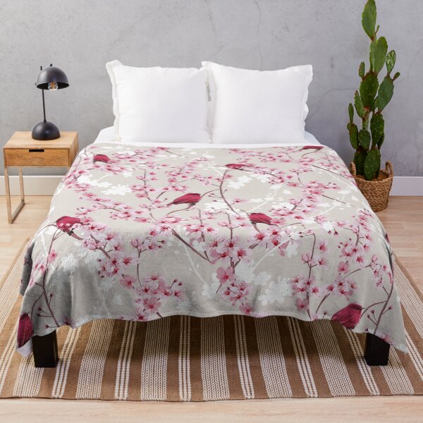 Item preview, Birds and Cherry Blossoms designed and sold by Letitgo.guru Swag.