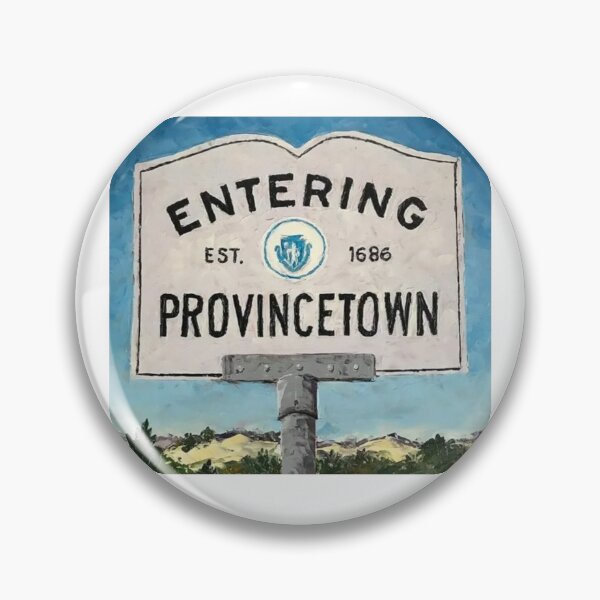 Item preview, Entering Provincetown Water Color Roadsign designed and sold by WigOutlet.