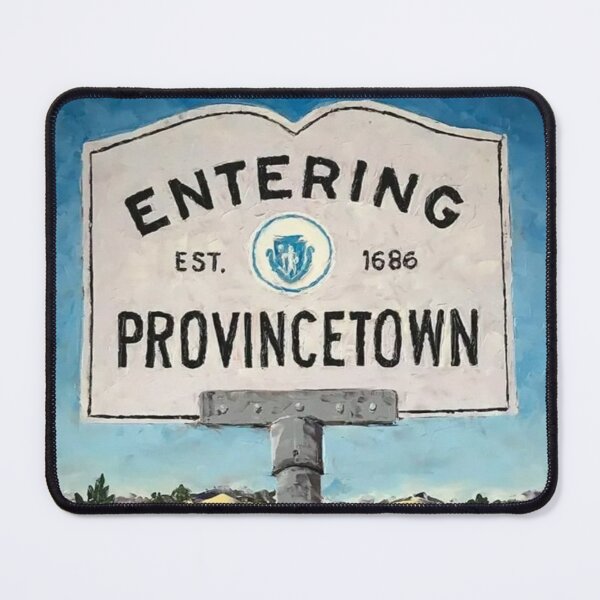 Item preview, Entering Provincetown Water Color Roadsign designed and sold by WigOutlet.