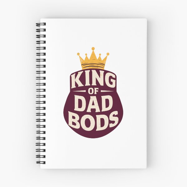 Item preview, Father's Day Special: King of Dad Bods Crown Belly Silhouette Design designed and sold by HahaHandlesHub.