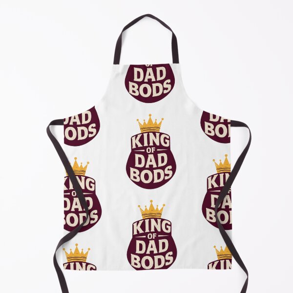 Item preview, Father's Day Special: King of Dad Bods Crown Belly Silhouette Design designed and sold by HahaHandlesHub.