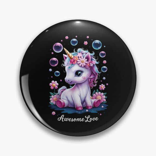 Item preview, Cute baby Unicorn Awesome Love designed and sold by 90's Misaki.