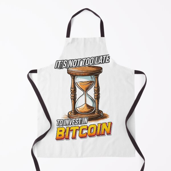 Item preview, Hourglass - it's not too late to invest in Bitcoin designed and sold by CryptoFunMerch.