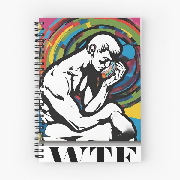 Item preview, El pensador todavía no lo ha descubierto: interpretación de arte pop de A. Rodin designed and sold by Wolvescreate.