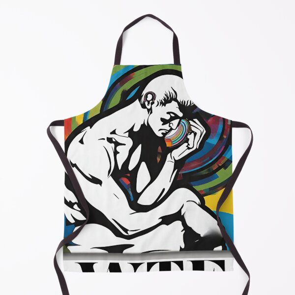 Item preview, The Thinker Still Hasn't Figured It Out- Pop art rendition of A. Rodin designed and sold by Wolvescreate.