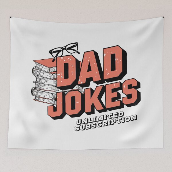 Item preview, Father's Day Special: Vintage Dad Jokes Unlimited Subscription Design designed and sold by HahaHandlesHub.
