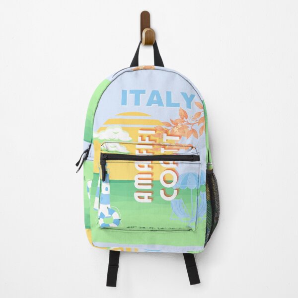 Item preview, Italy Travel Art, Amalfi Coast, Preppy Travel, Blue designed and sold by Magic Love Art Print.