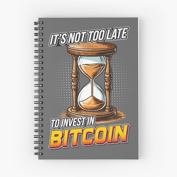 Item preview, Hourglass - it's not too late to invest in Bitcoin designed and sold by CryptoFunMerch.