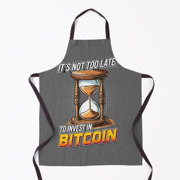 Item preview, Hourglass - it's not too late to invest in Bitcoin designed and sold by CryptoFunMerch.